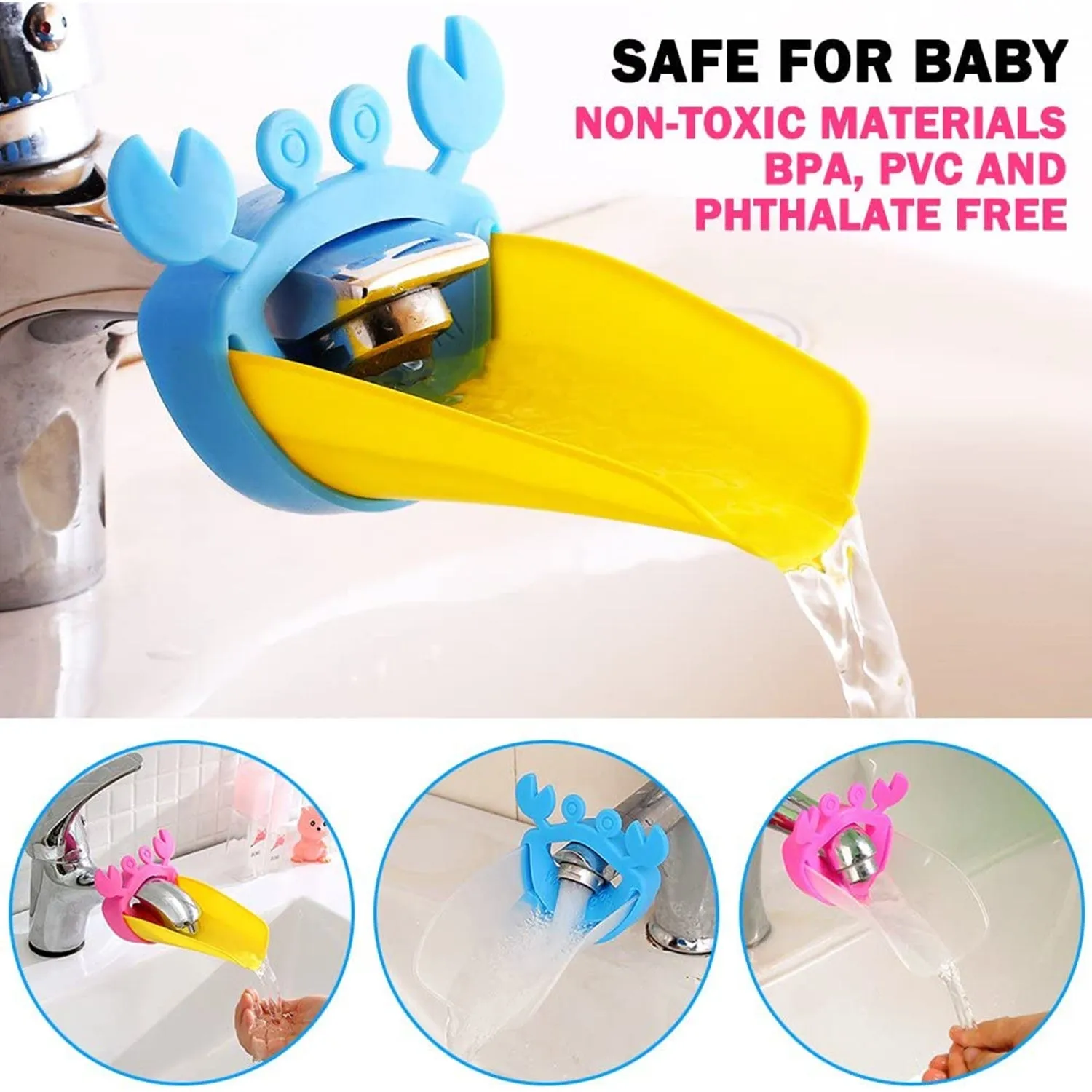 1600 Silicone Sink Handle Extender for Children-Baby