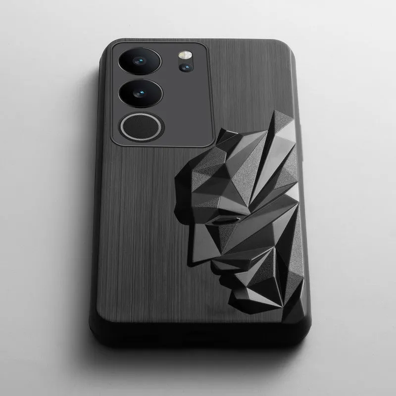 3D Design Soft Silicone Back Cover For Vivo V29 5G