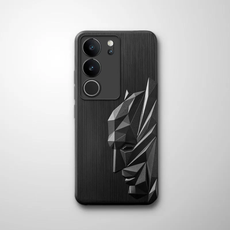 3D Design Soft Silicone Back Cover For Vivo V29 5G