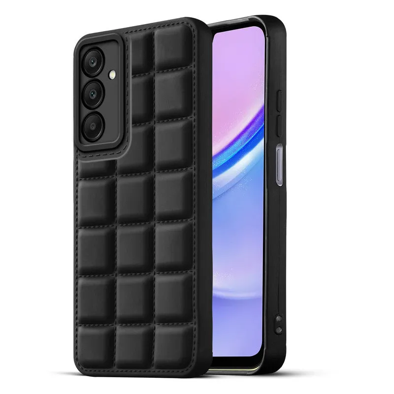 3D Grid Thread Design Silicone Phone Case Cover for Samsung A15 5G