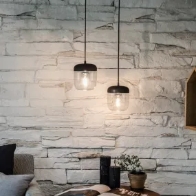 Acorn Black Pendant Light