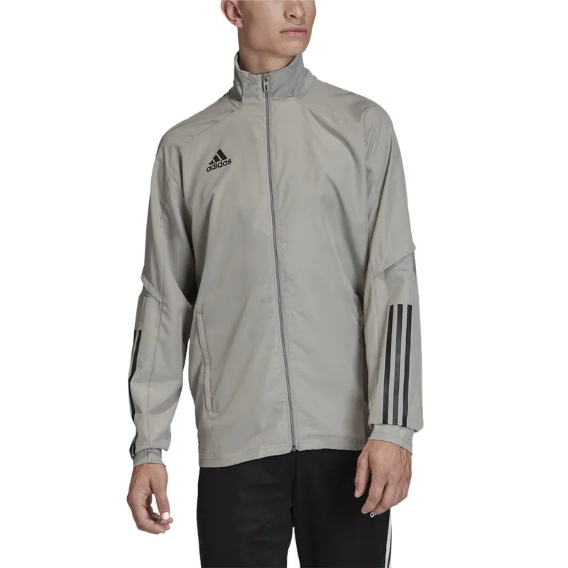 adidas Condivo 20 Presentation Jacket - Adult - Mid Grey/Black