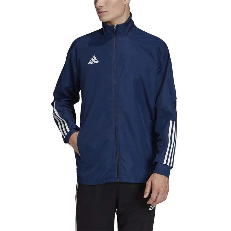 adidas Condivo 20 Presentation Jacket - Adult - Navy Blue/White