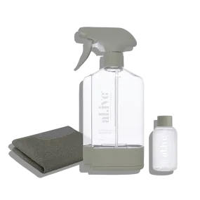 Al.ive Body Bathroom Kit Forever Bottle, Station, Concentrate & Cloth