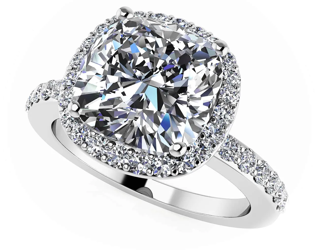 Always Yours Diamond Engagement Ring with 0.82 ct. (0.50 ct. center diamond)