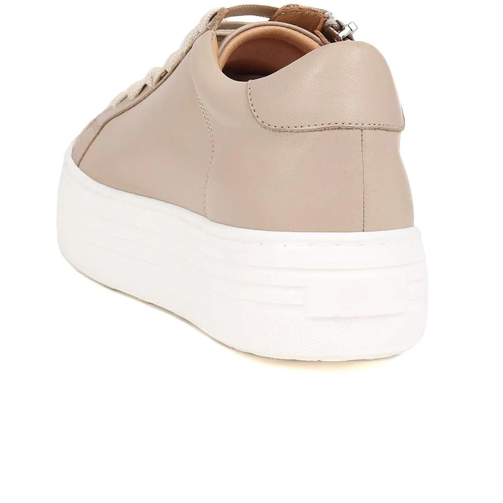 Amaliada Leather Platform Trainers - AMALIADA / 325 316