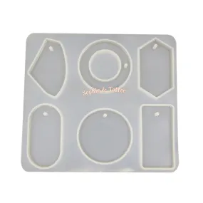 Assorted Tag Shapes Silicone Mold