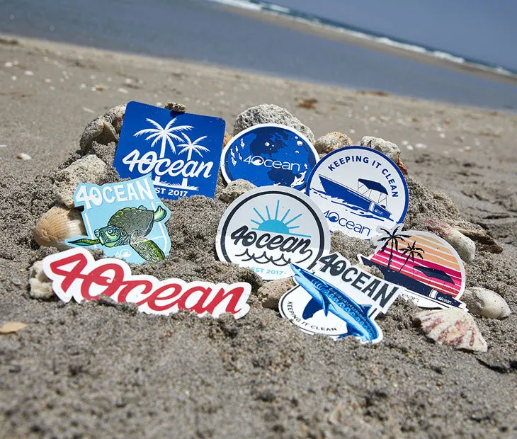 Awareness Sticker - Keeping it Clean 4ocean Vessel Sticker