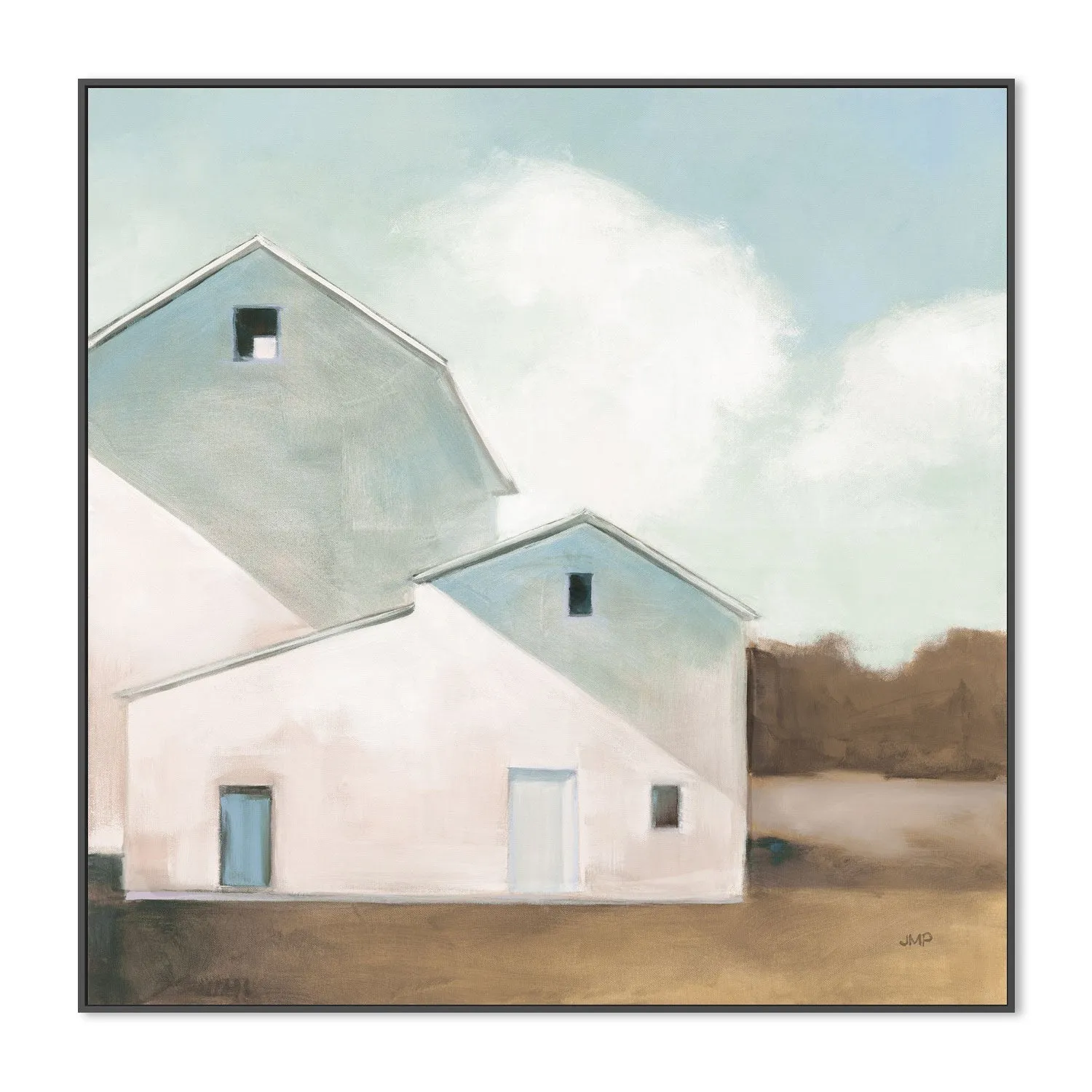 Barn Shadows Neutral , By Julia Purinton