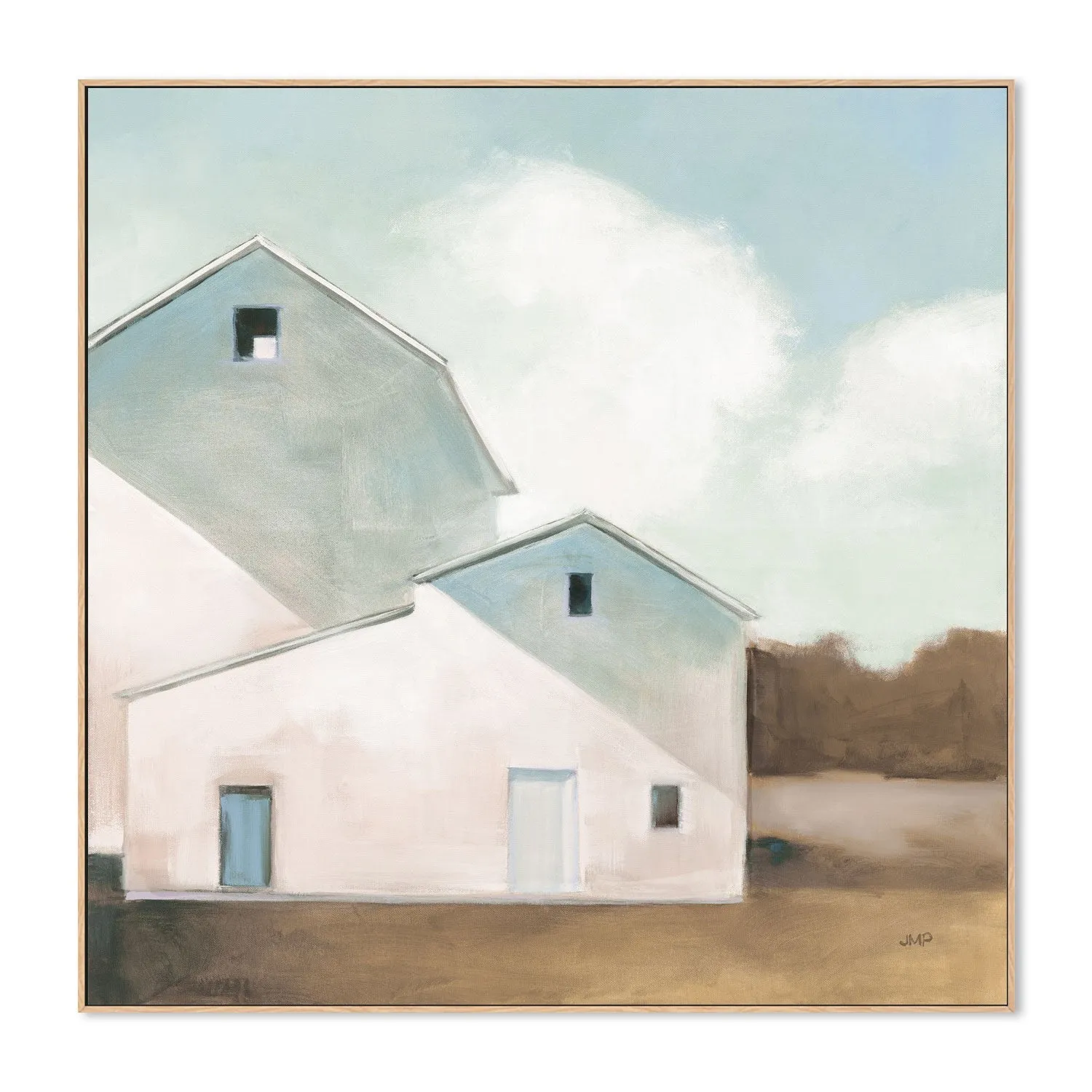 Barn Shadows Neutral , By Julia Purinton