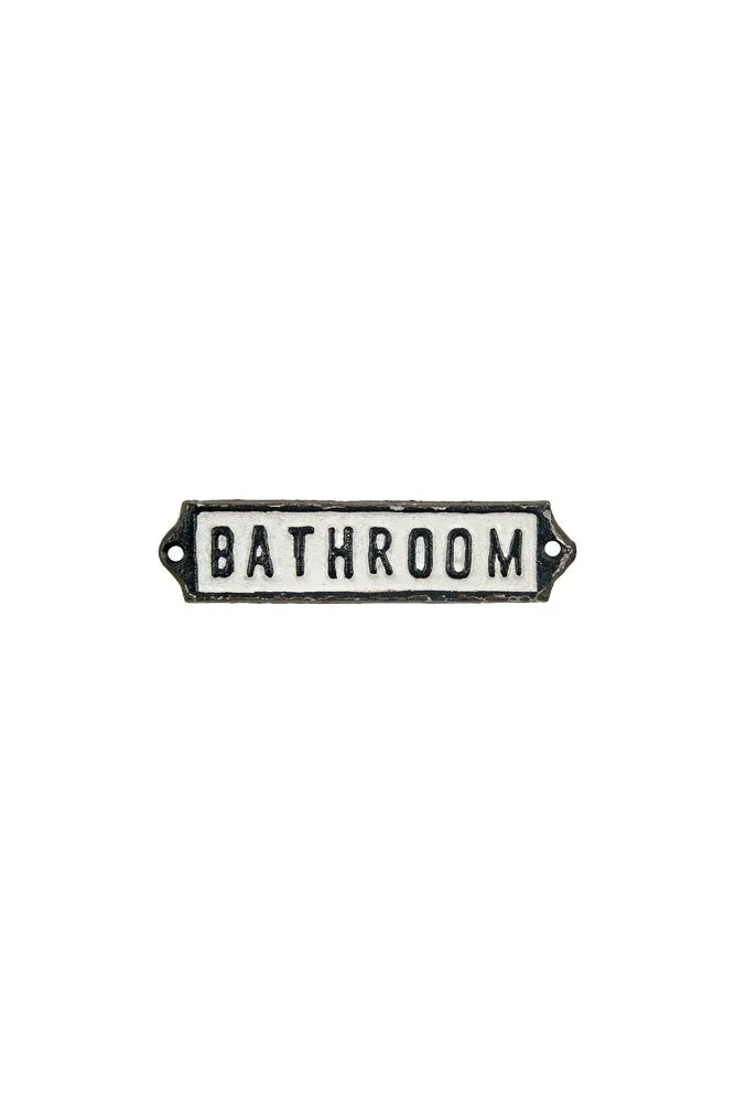 Bathroom Door Hanging Sign