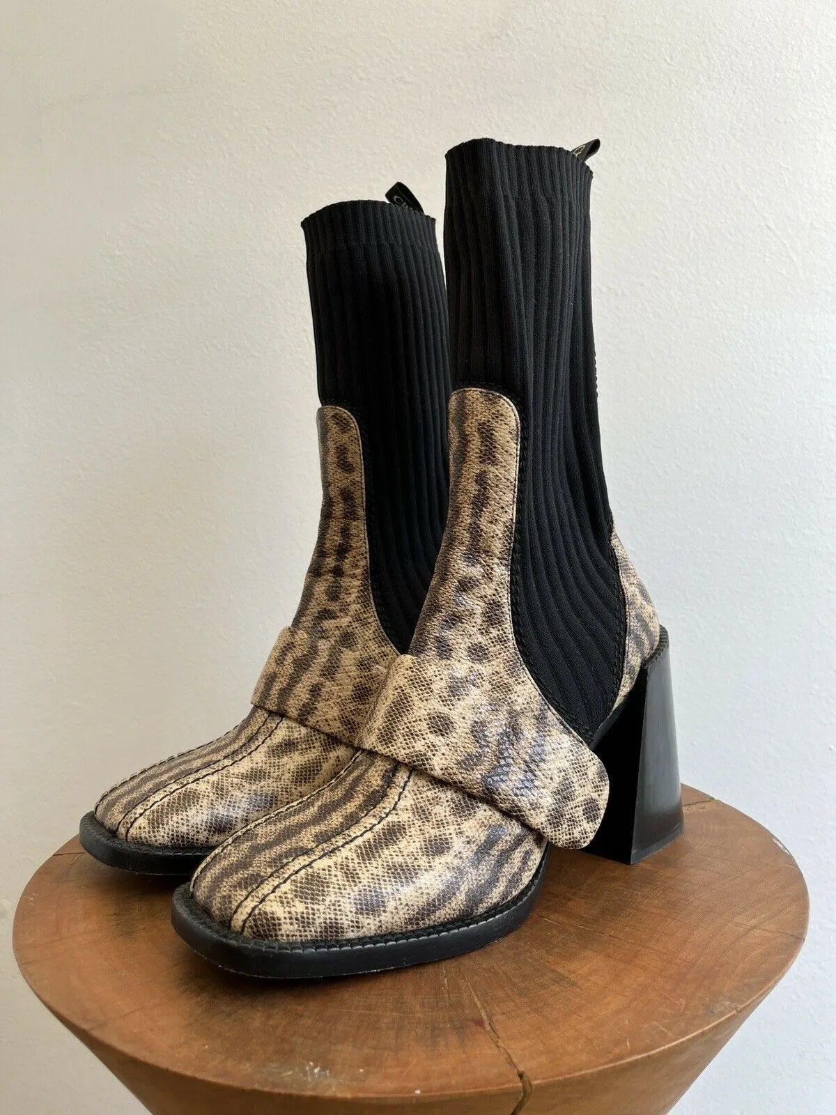 BEA SNAKE SOCK BOOT