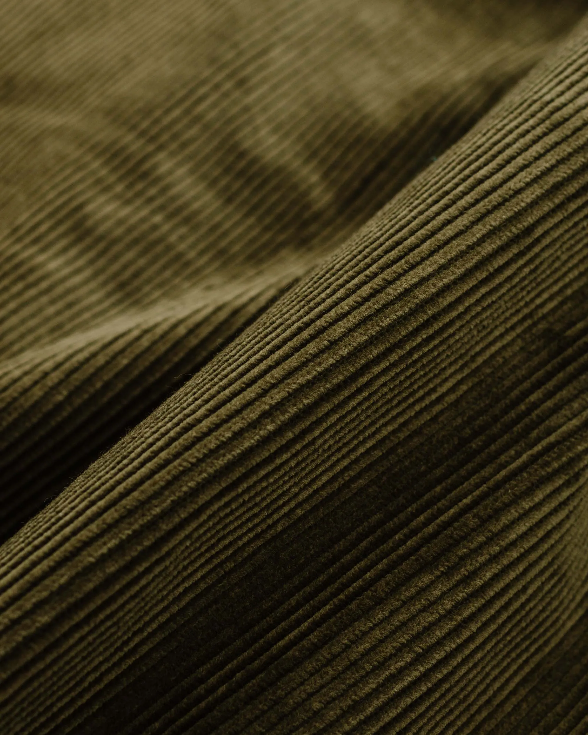 Beams Plus 2Pleats Corduroy Dark Green