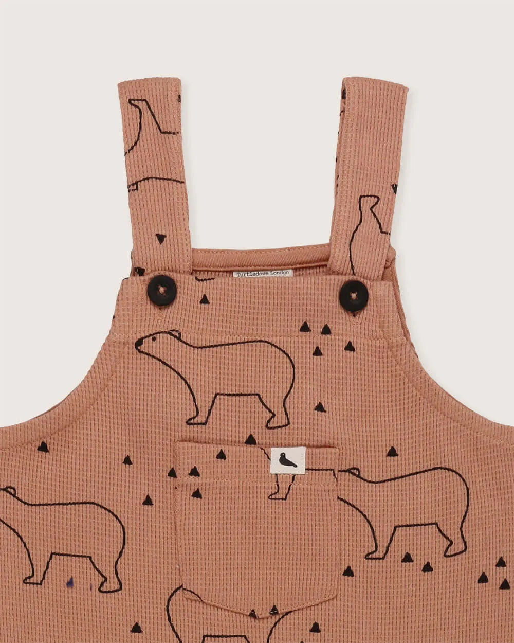 Bear Silhouette Dungarees