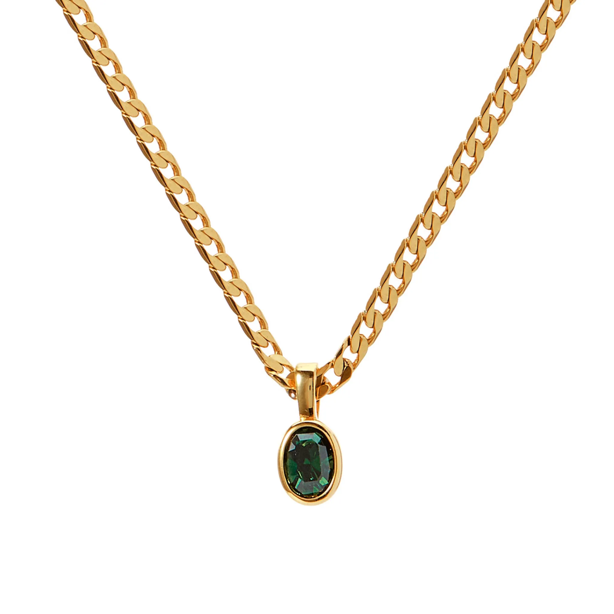 Bella Necklace - Emerald Green