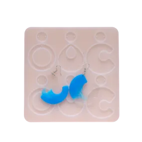 Big Earrings Pendant Silicone Mold