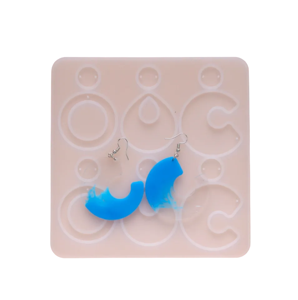 Big Earrings Pendant Silicone Mold