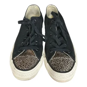 Black Shoes Sneakers Converse, Size 6