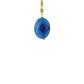 Blue Agate Clip-On Charm