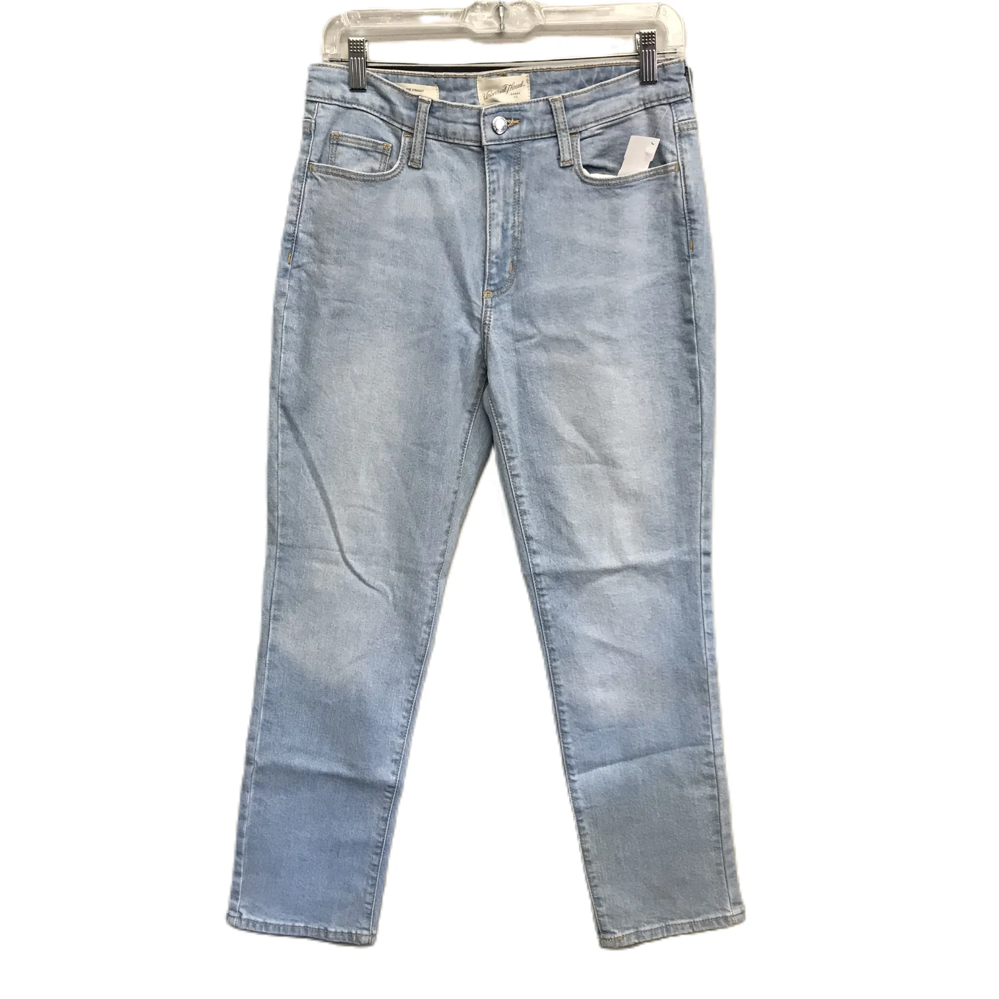 Blue Denim Jeans Straight By Universal Thread, Size: 6