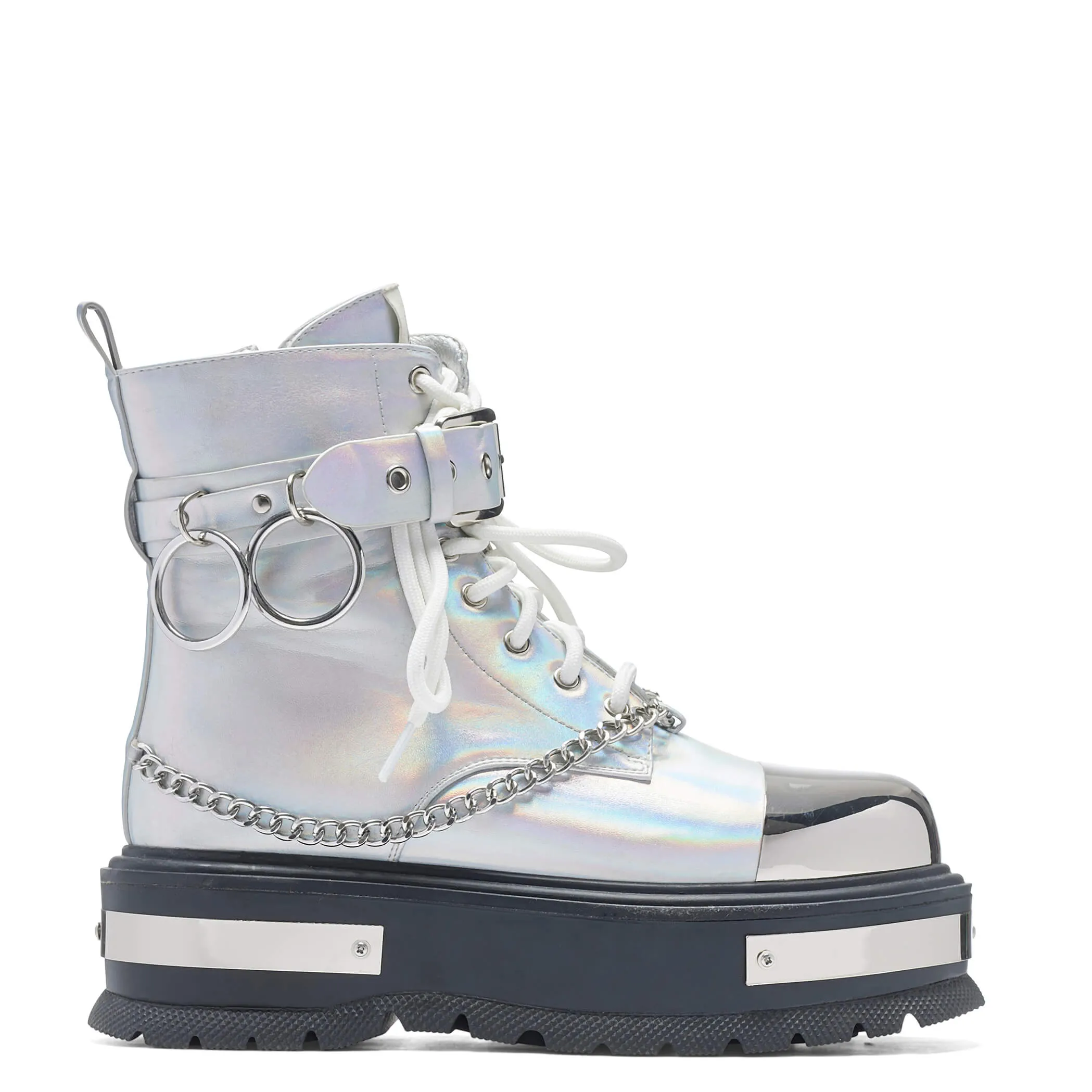 Borin Hardware Platform Boots - Silver Hologram