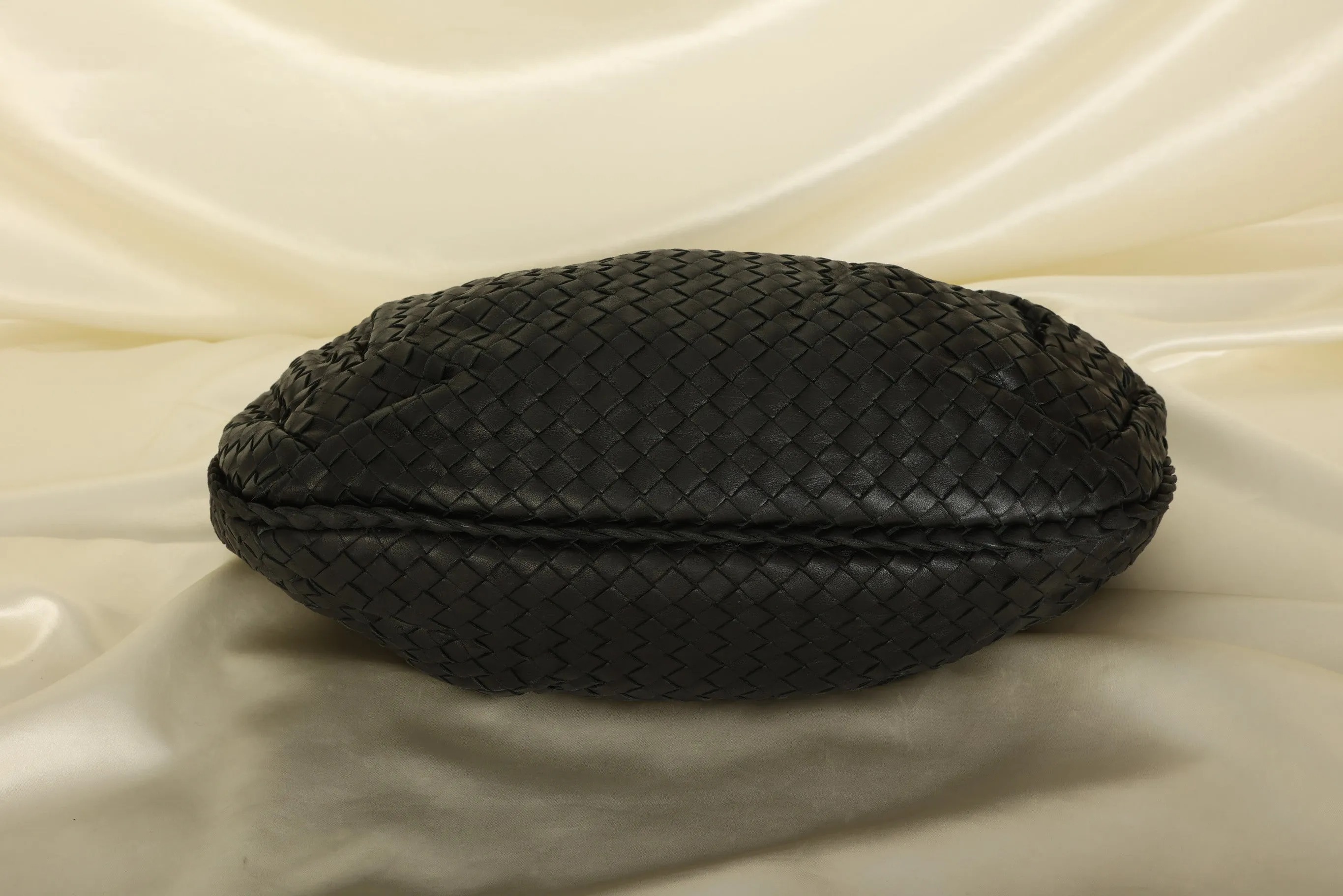 Bottega Veneta Intrecciato Black Braided Hobo