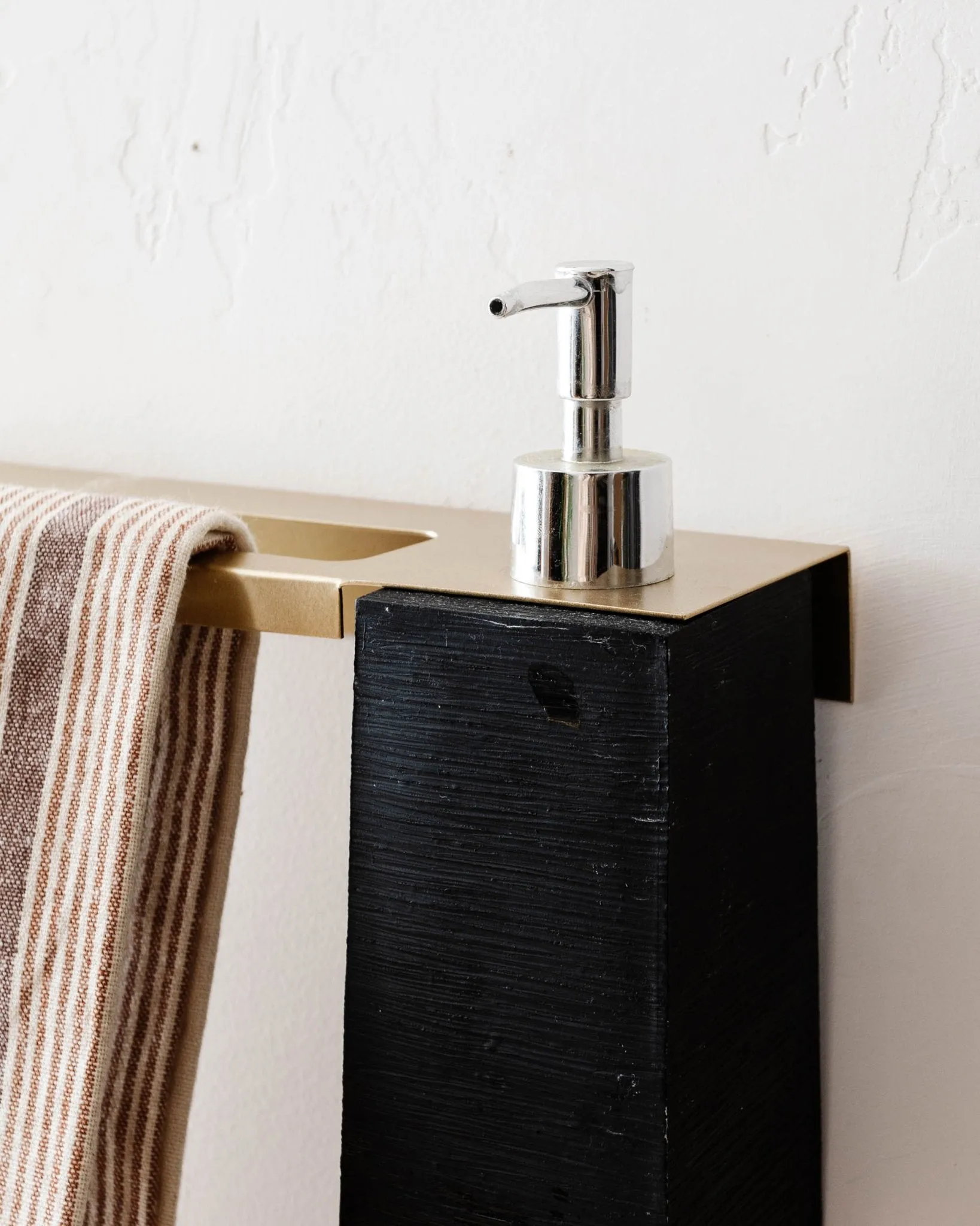 Brass Bathroom Metal Wall Shelf