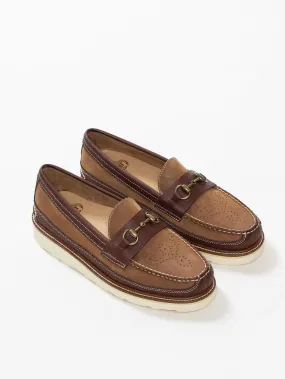 Bright Shoemakers, Bit Moc Loafer, Sand/ Brown