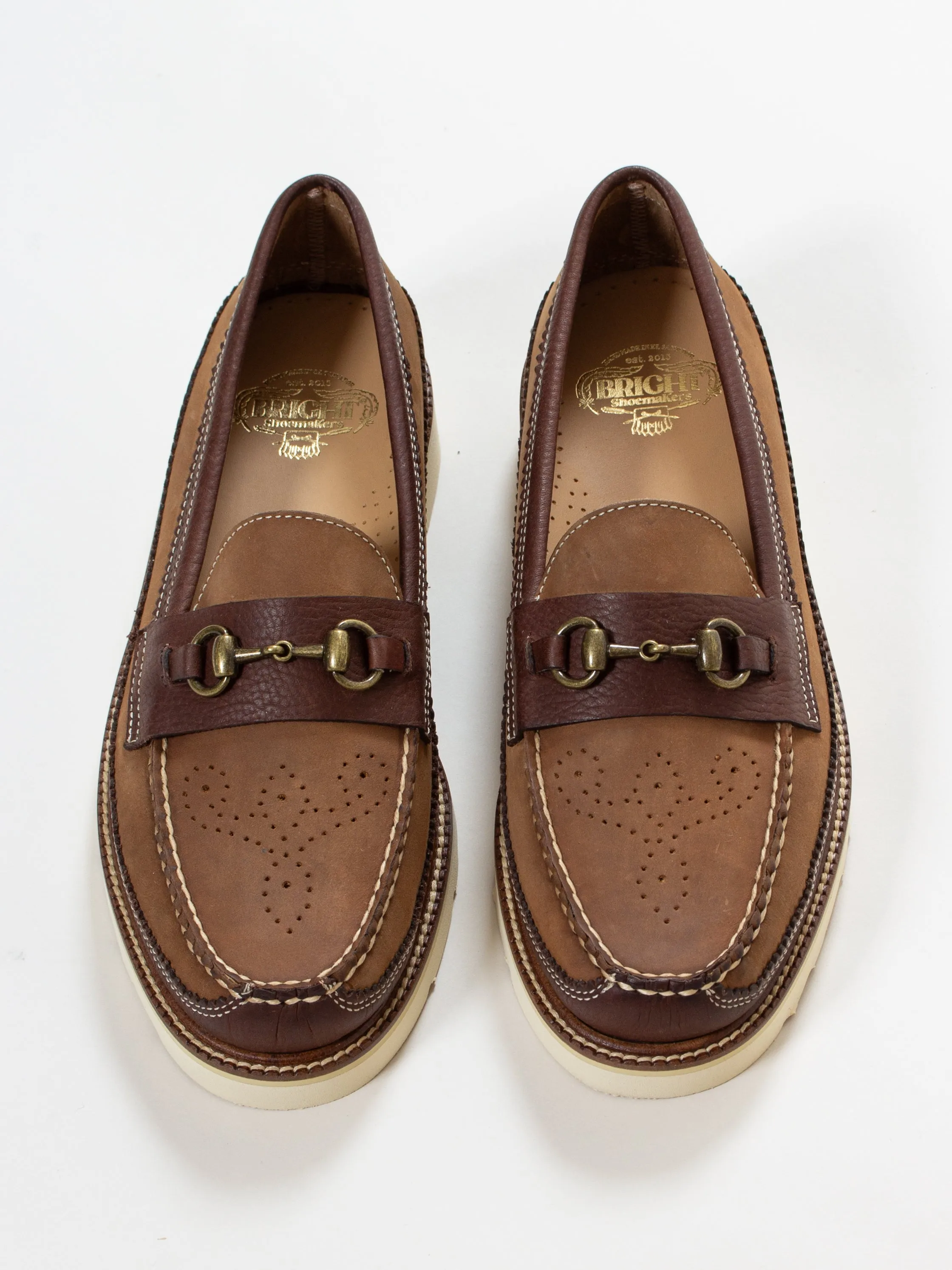 Bright Shoemakers, Bit Moc Loafer, Sand/ Brown