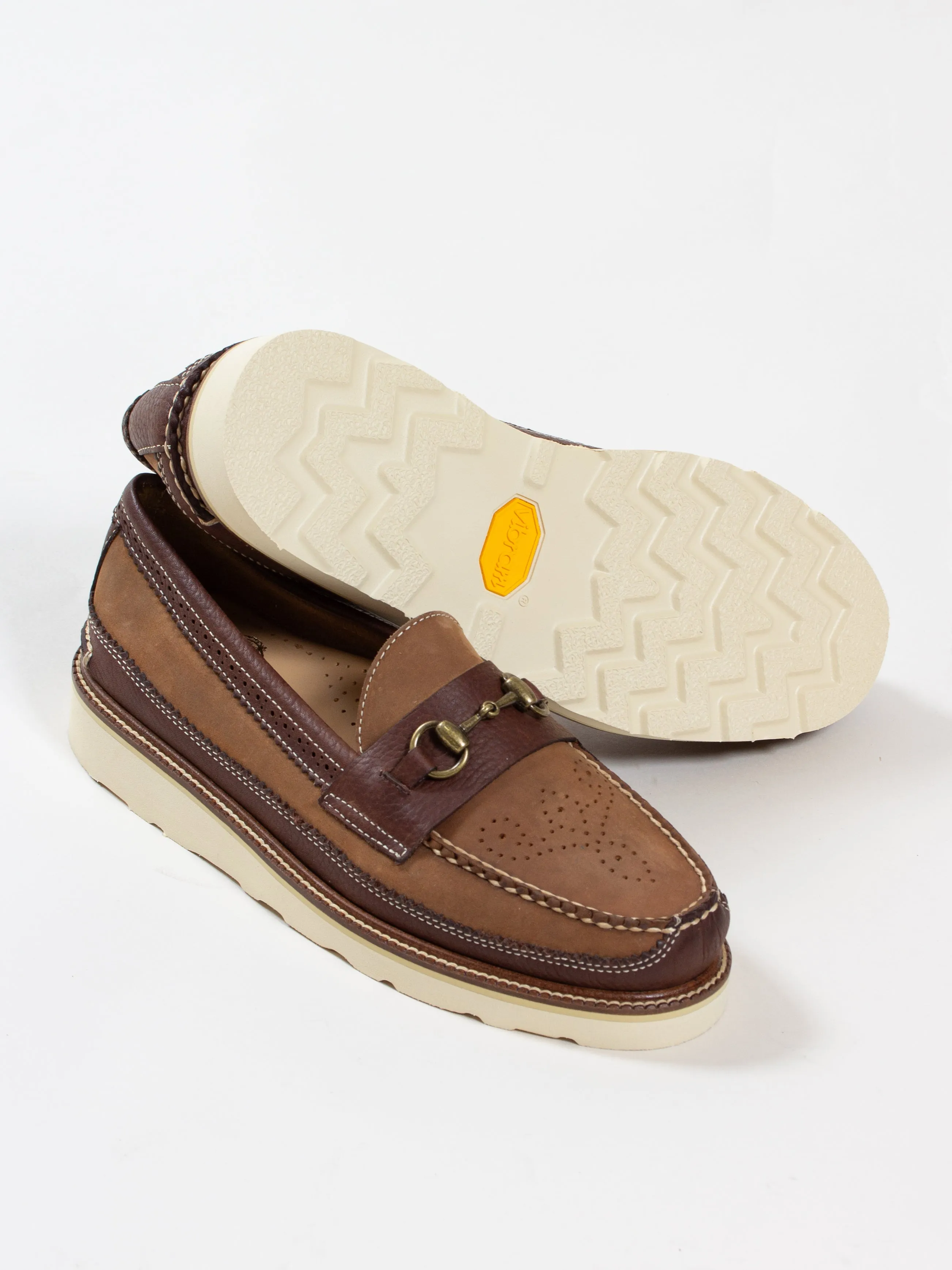 Bright Shoemakers, Bit Moc Loafer, Sand/ Brown