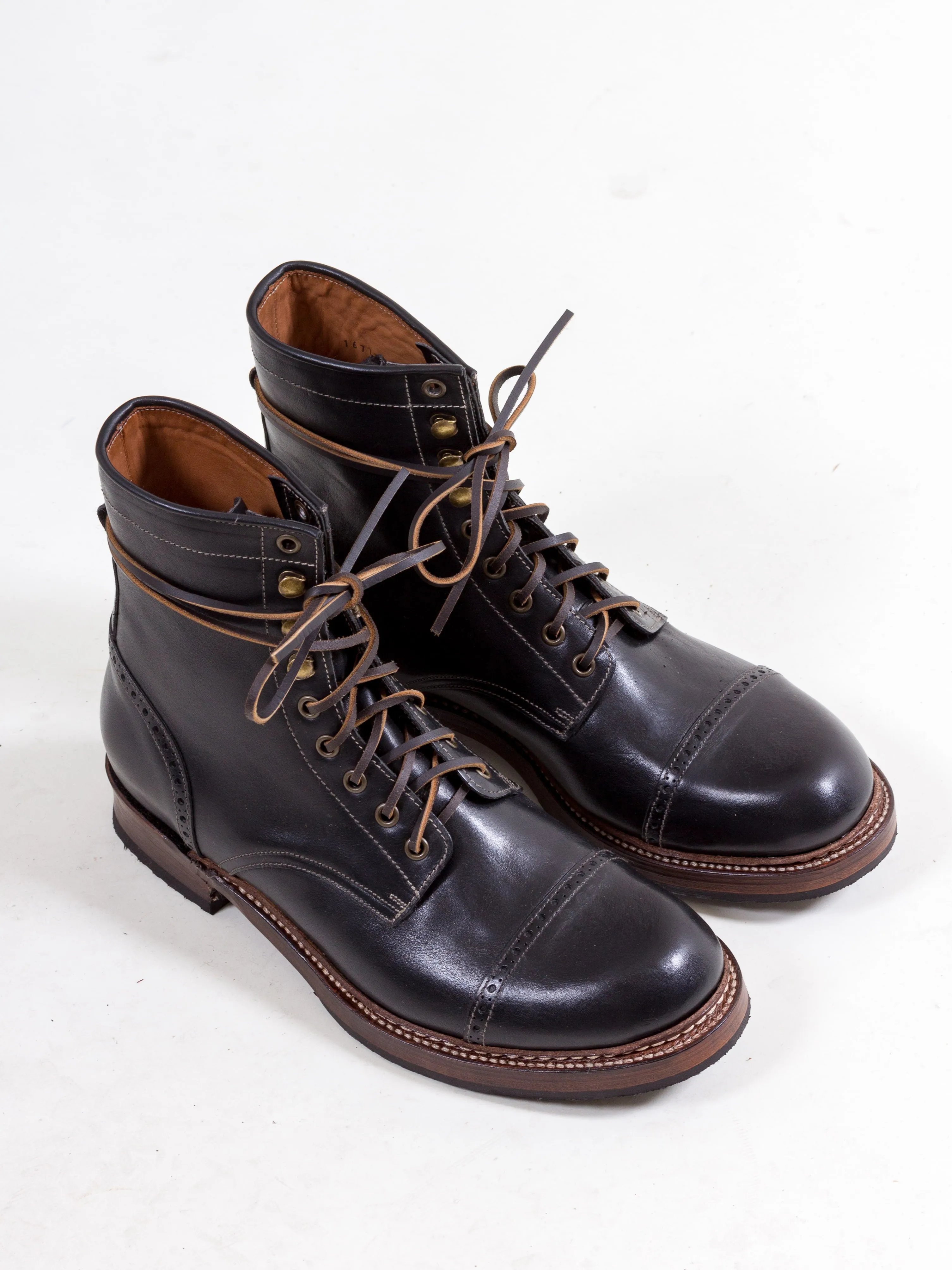 Bright Shoemakers, Combat Boot, Black Ox