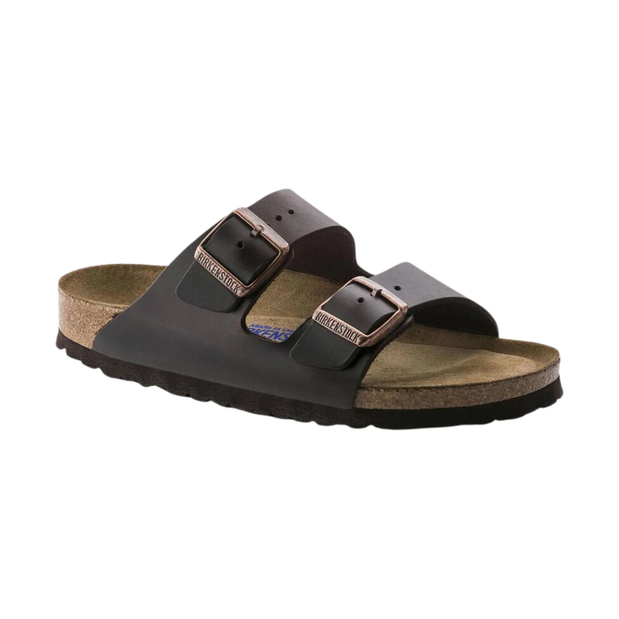 Brikenstock Arizona Soft Footbed Sandal - Leather Amalfi Brown