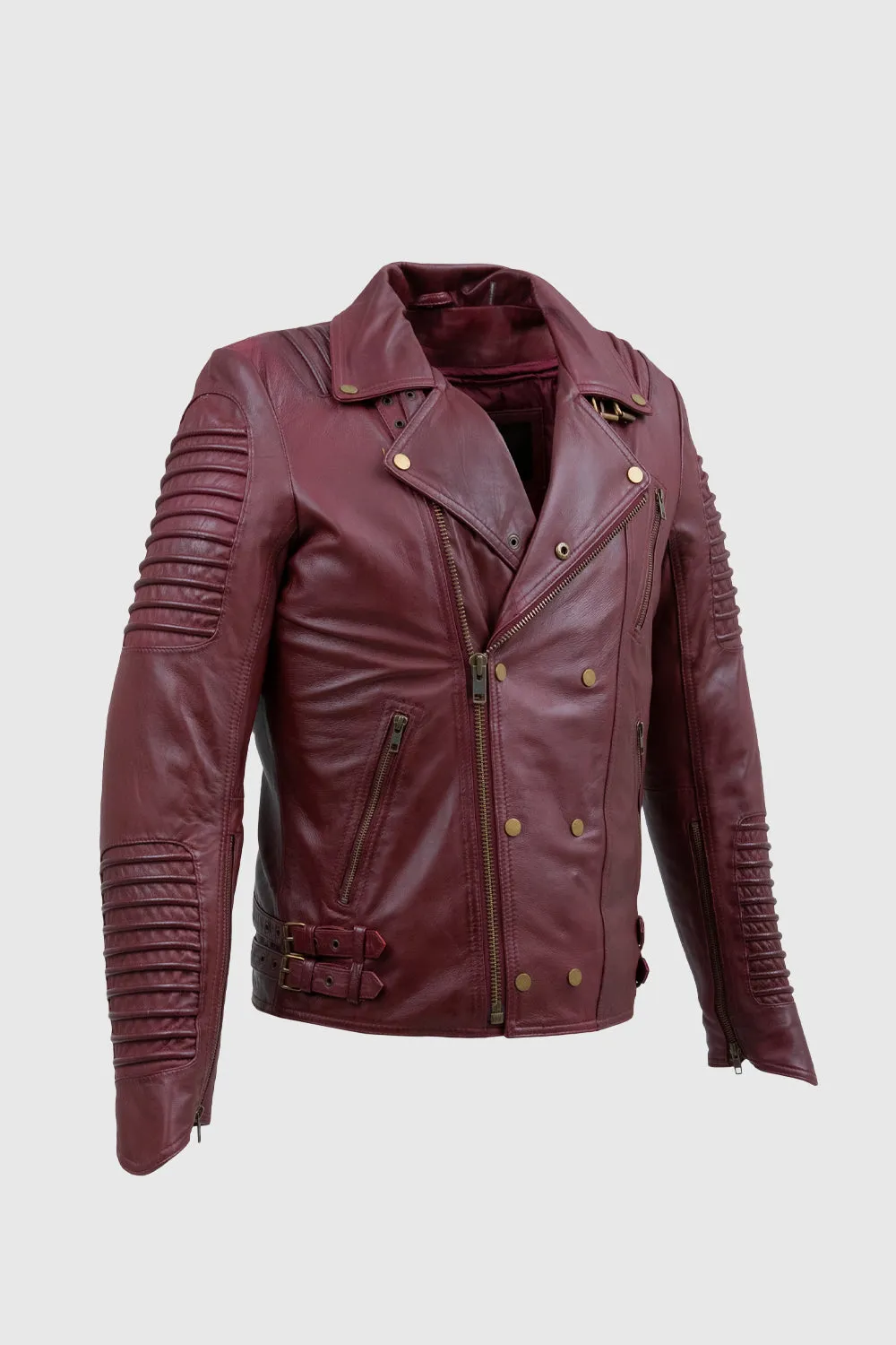 Brooklyn Mens Lambskin Leather Jacket