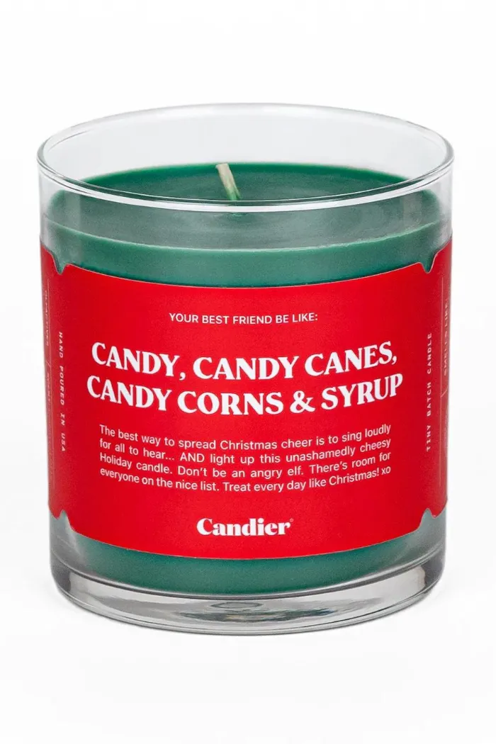 Candy Canes Candle