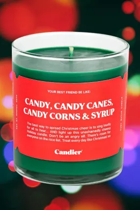 Candy Canes Candle