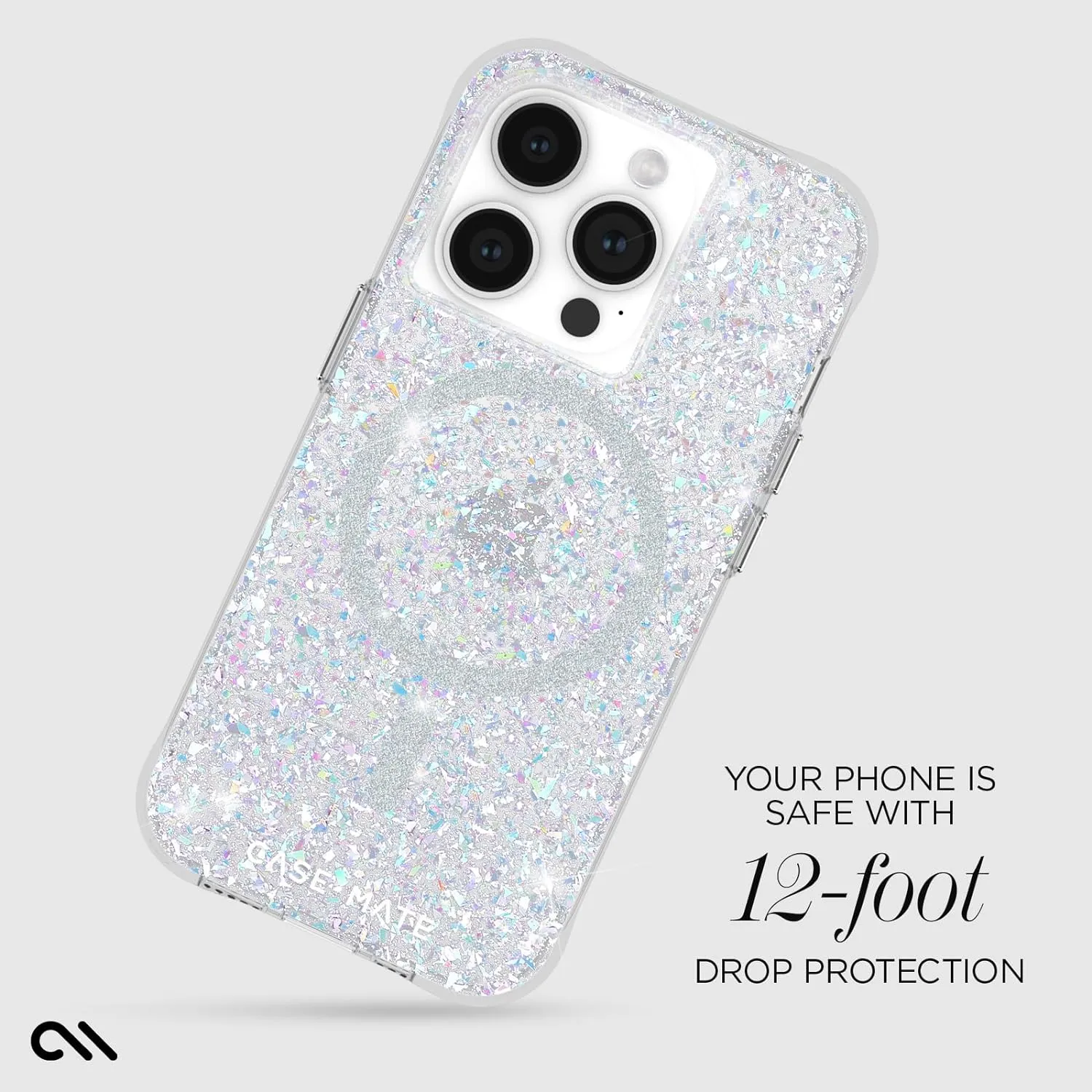 Case-Mate iPhone 15 Pro Case Twinkle with Magsafe Iridescent