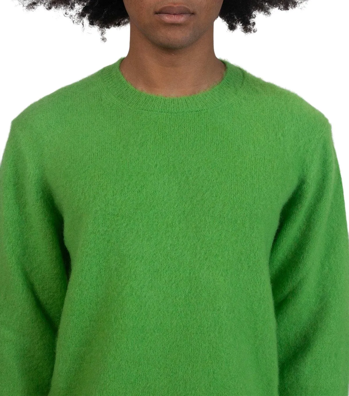 CdG Homme Plus Mohair Sweater Green