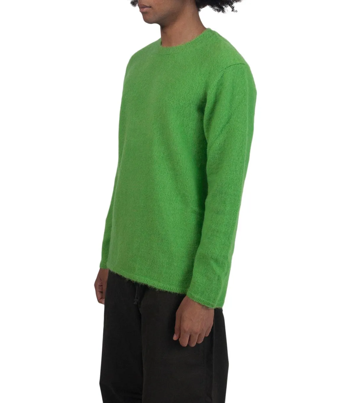 CdG Homme Plus Mohair Sweater Green