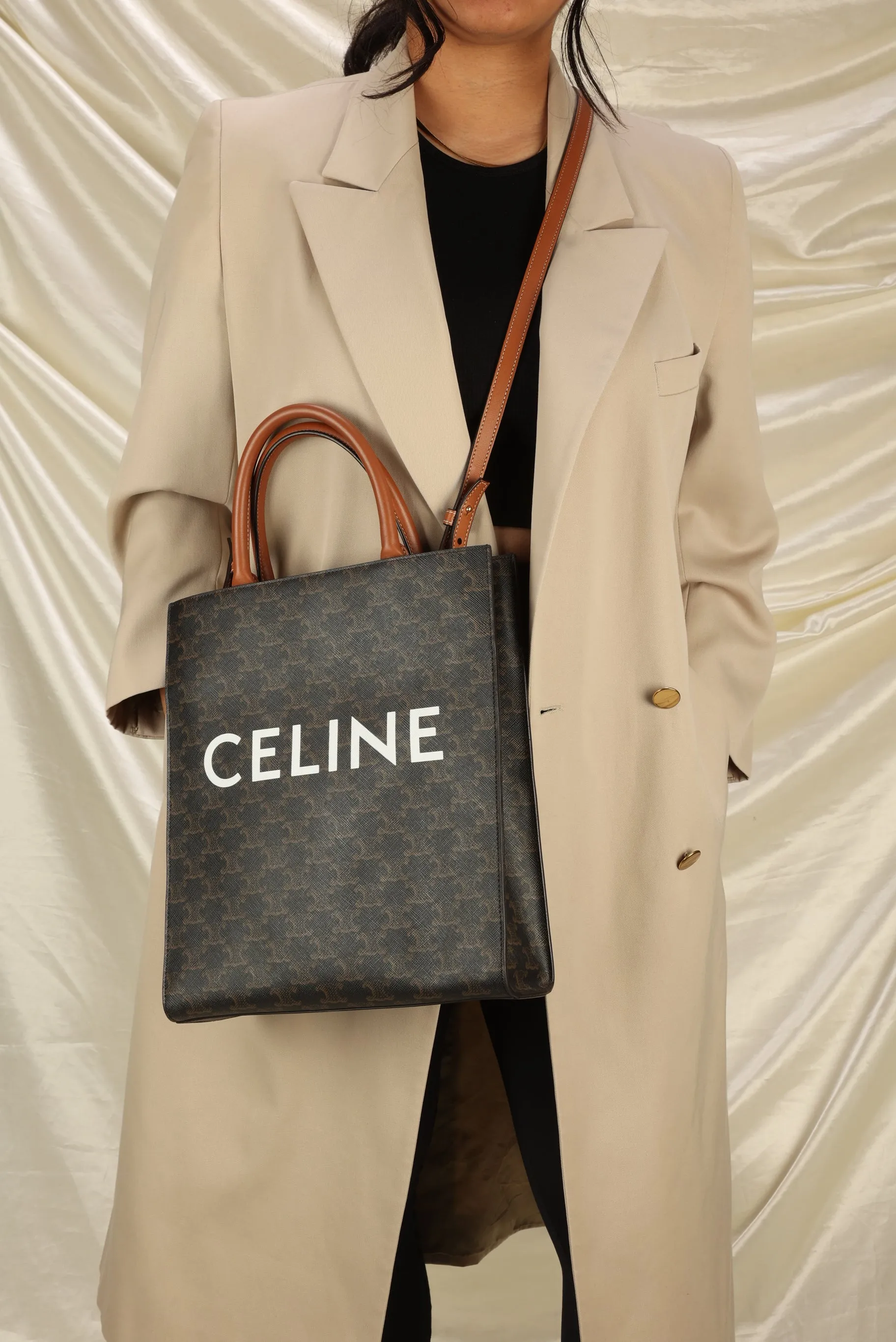 Celine Small Triomphe Cabas Tote