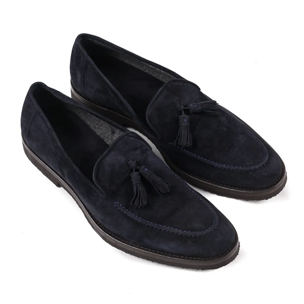 Cesare Attolini Cashmere Calf Tassel Loafer