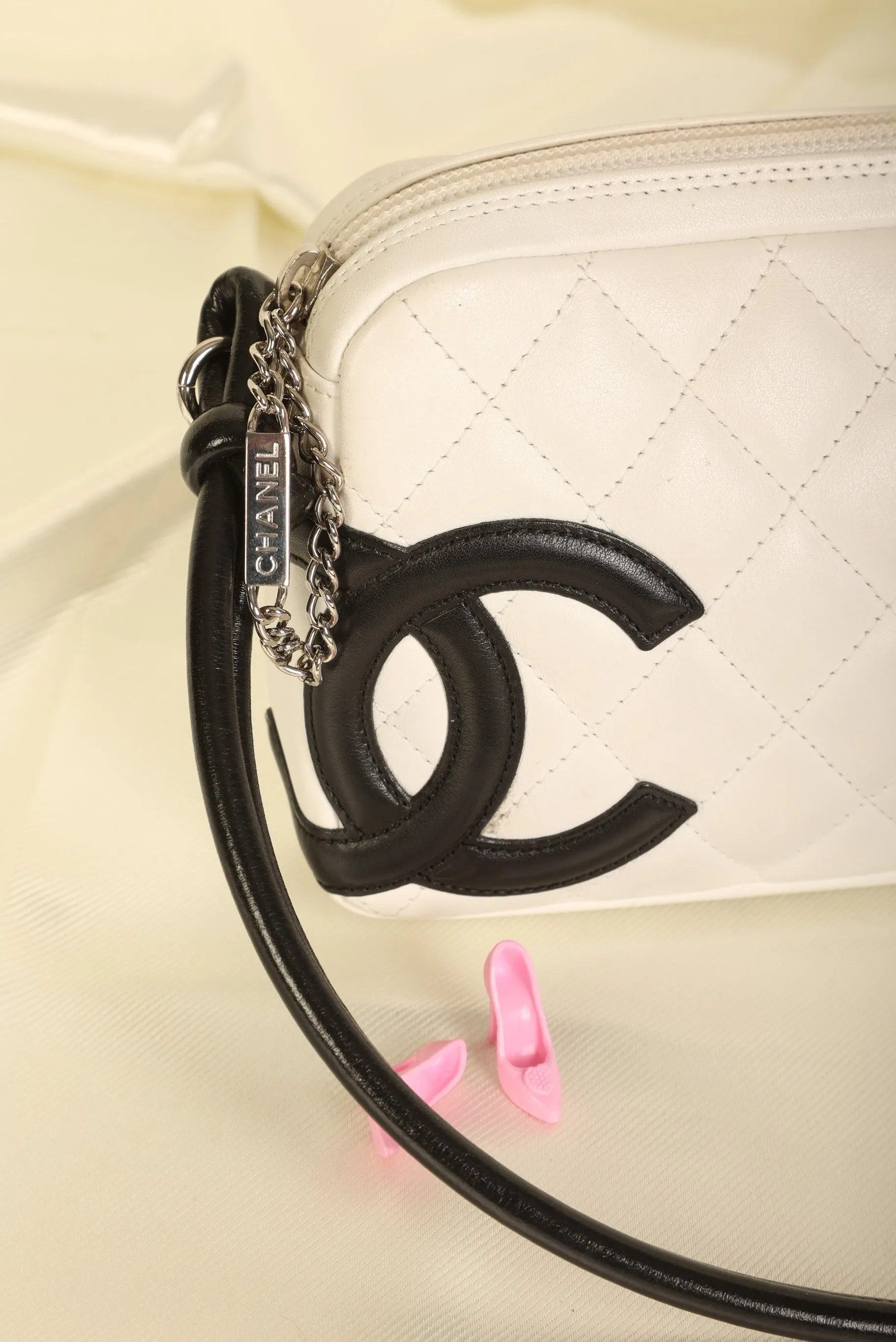 Chanel 2004 Calfskin Cambon Pochette