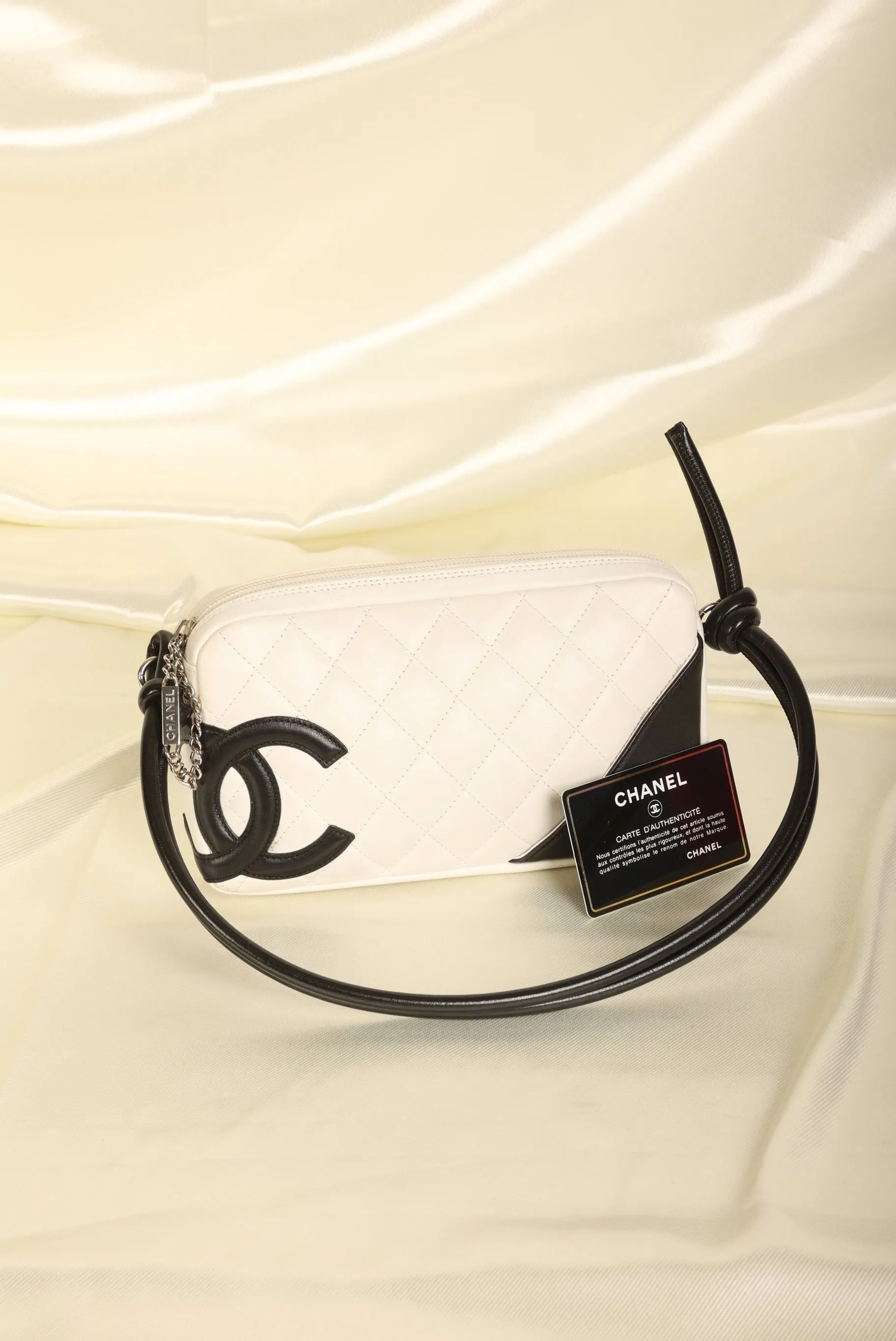 Chanel 2004 Calfskin Cambon Pochette