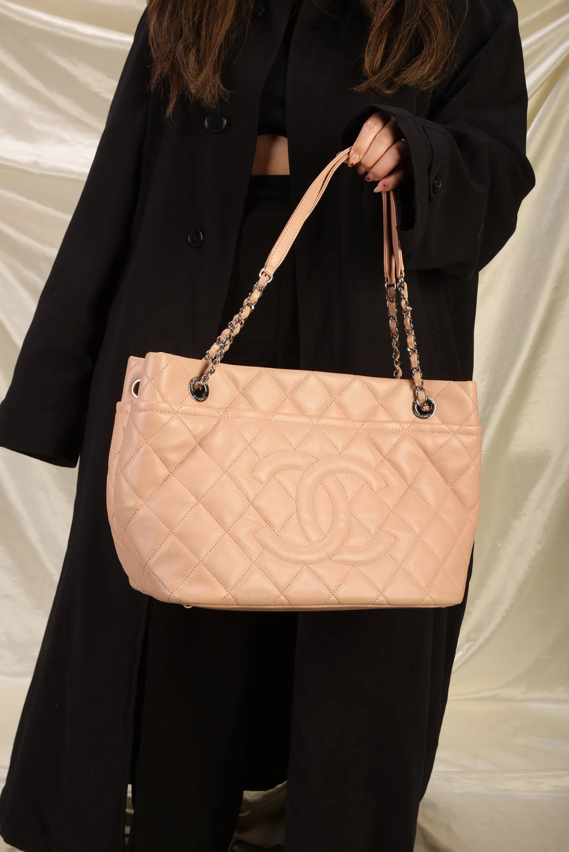 Chanel Caviar Timeless Chain Tote