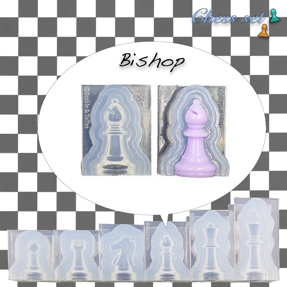 Chess Pieces Game Tokens Silicone Mold