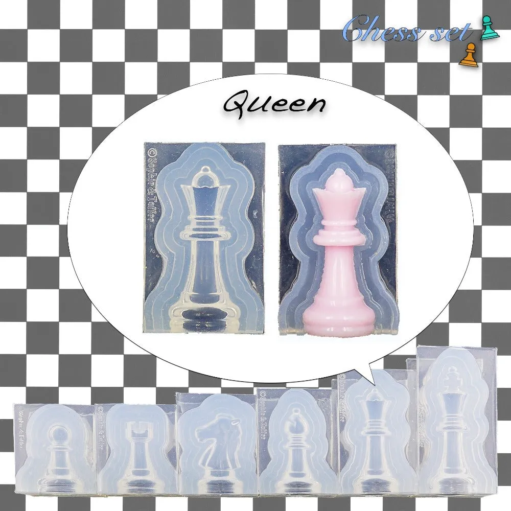 Chess Pieces Game Tokens Silicone Mold