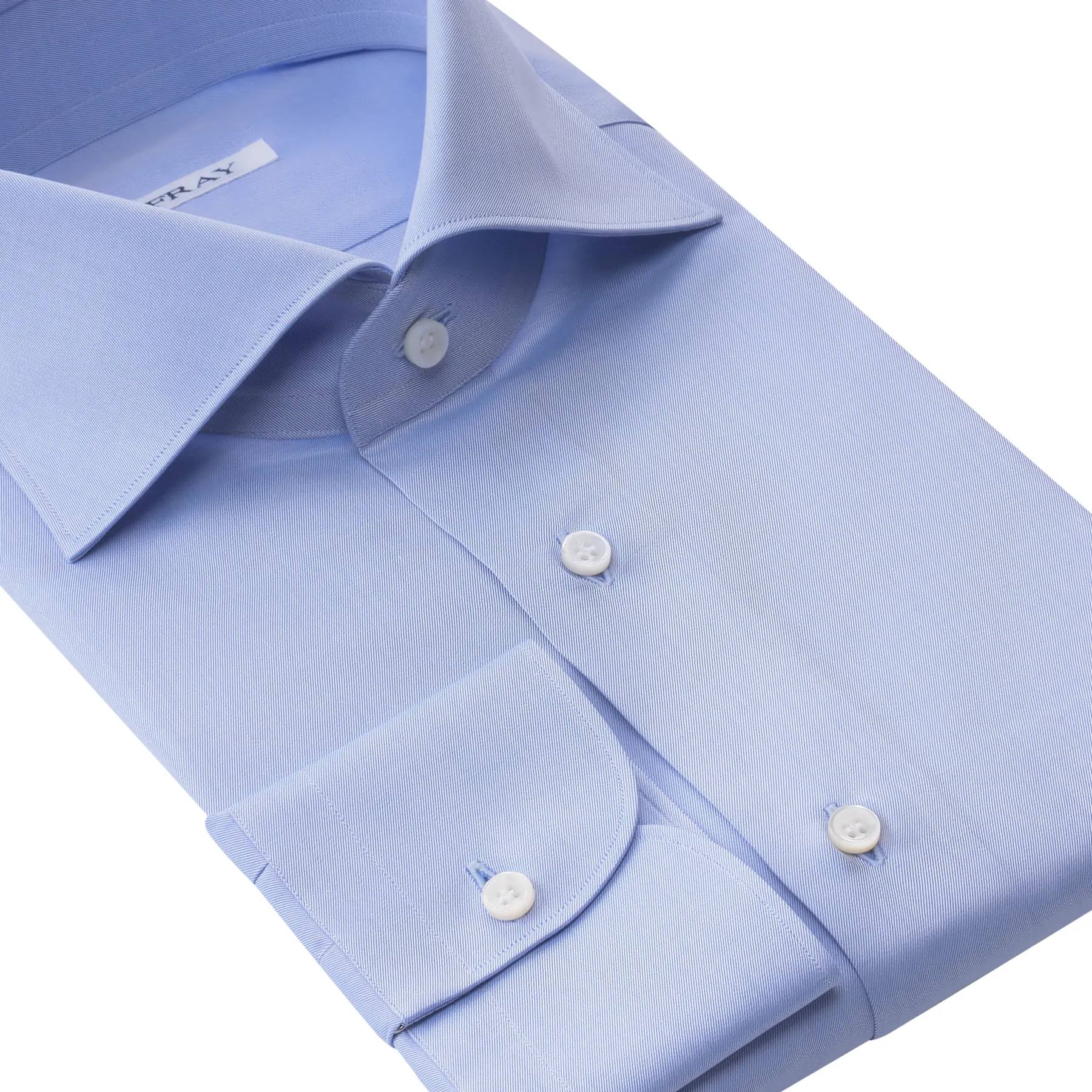 Classic Cotton Shirt in Light Blue