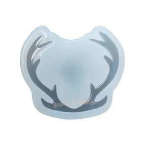 Classic Reindeer Horn Clear Silicone Mold