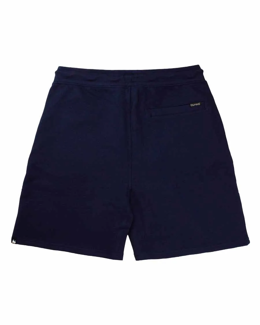 COPYRIGHT STENCIL SHORTS - NAVY