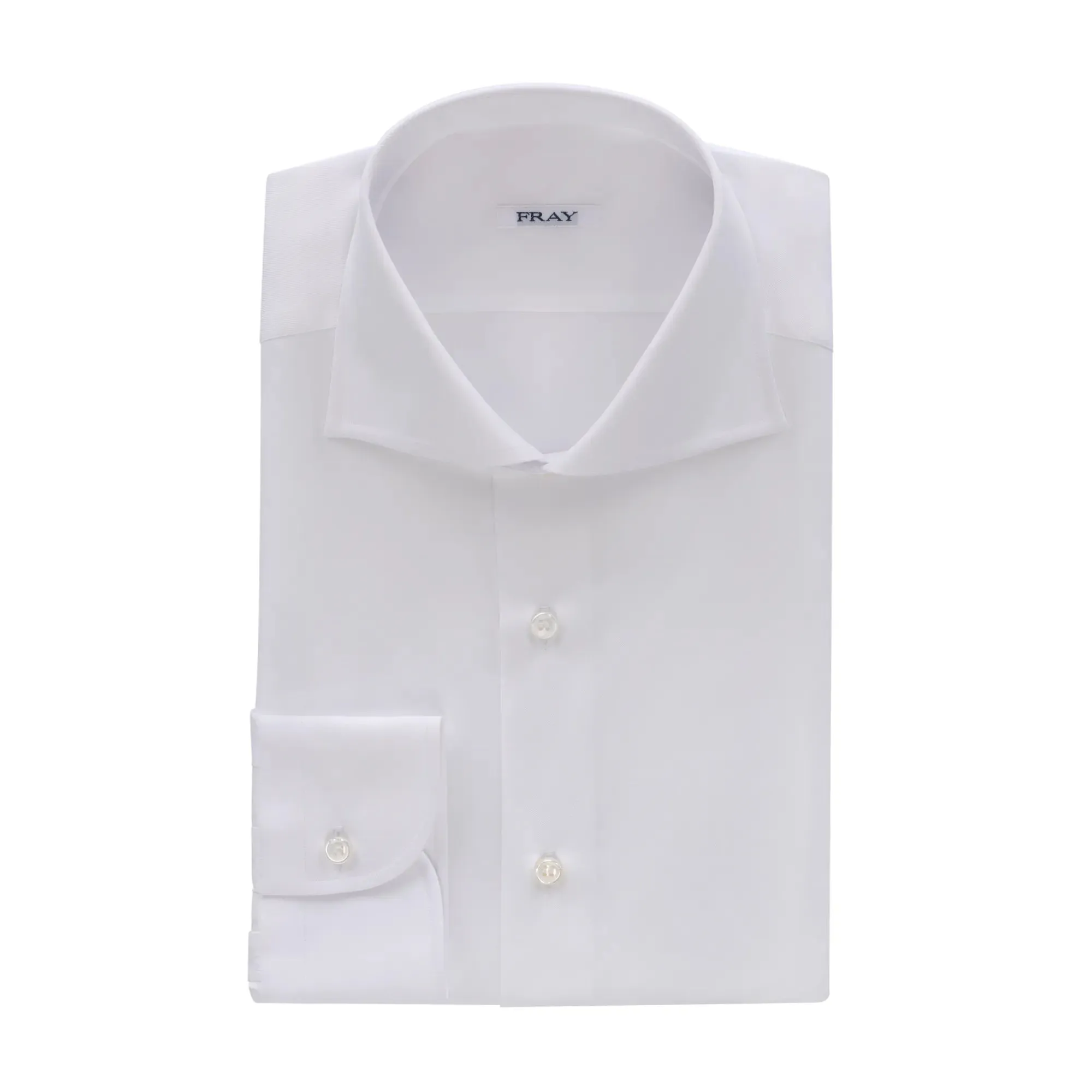 Cotton Plain Shirt in White