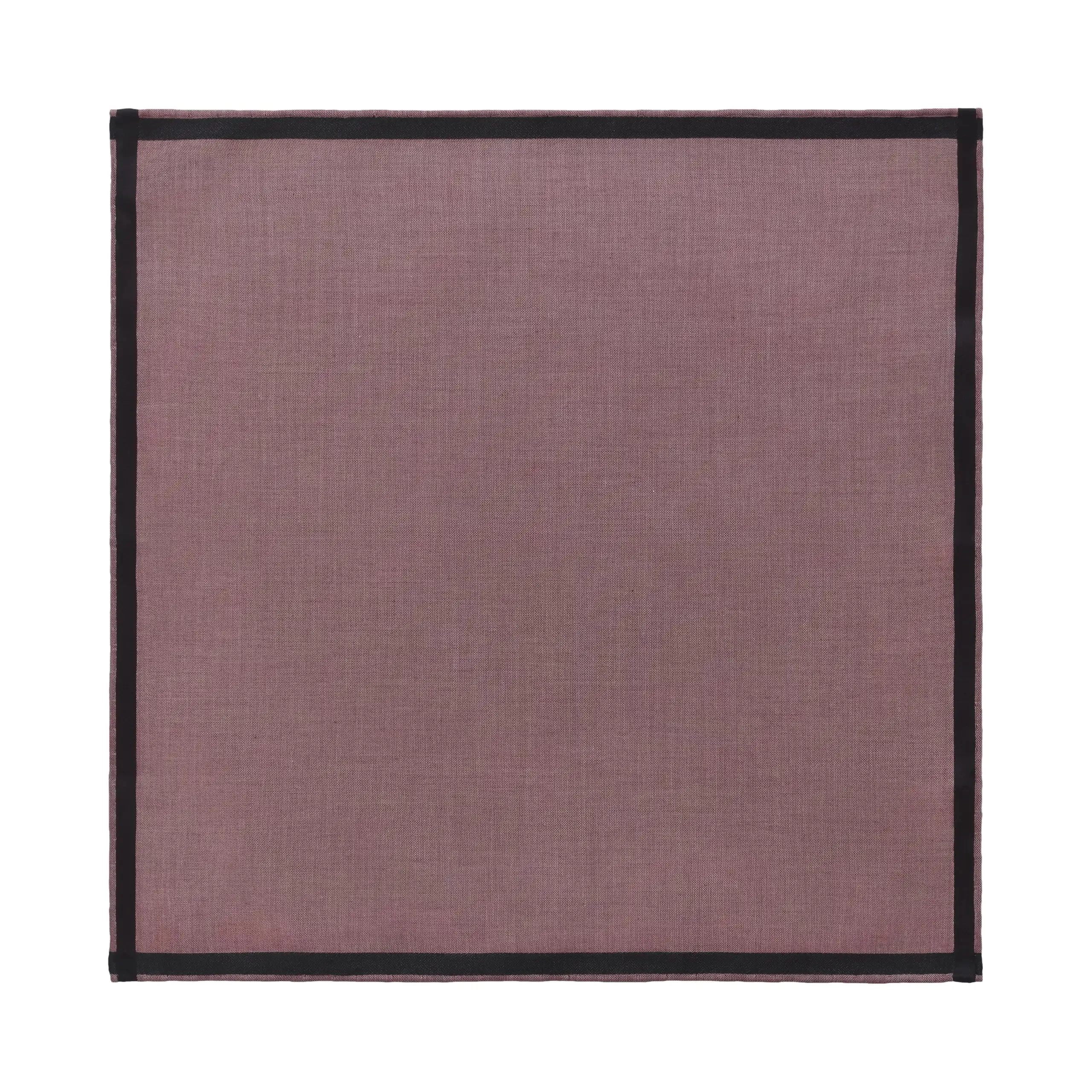 Cotton Pocket Square in Burgundy